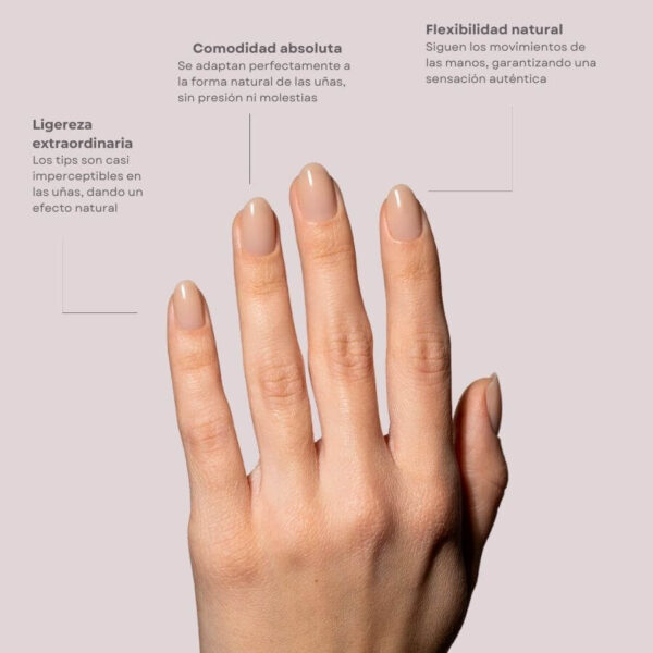 TIPS SOFT GEL NATURAL OVAL MEDIA CORAL NUDE