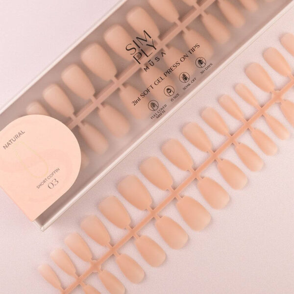 tips-soft-gel-press-on-natural-short-coffin-03-simply-musa-nails TIPS SOFT GEL NATURAL COFFIN CORTA PINK SAND