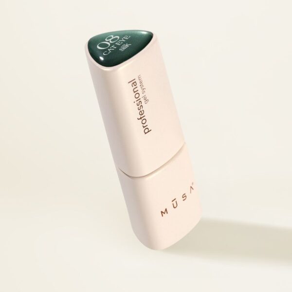 gel-semipermanente-cat-eye-verde-botella-envase GEL SEMIPERMANENTE CAT EYE SEDA VERDE BOTELLA